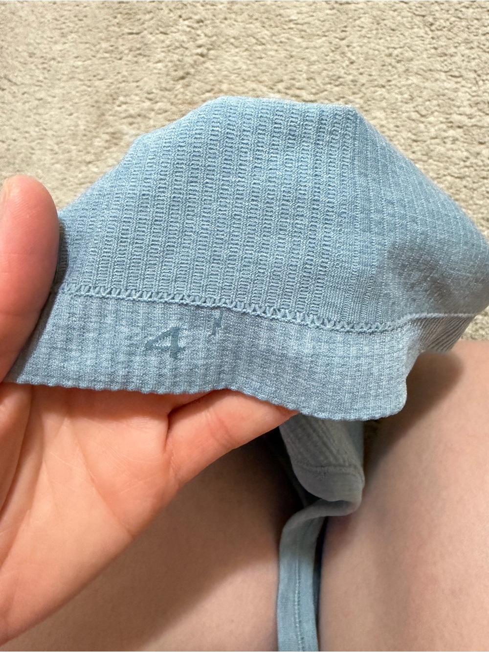Lululemon Size 4 Ribbed Racerback Tank Top - Picture 4 of 5
